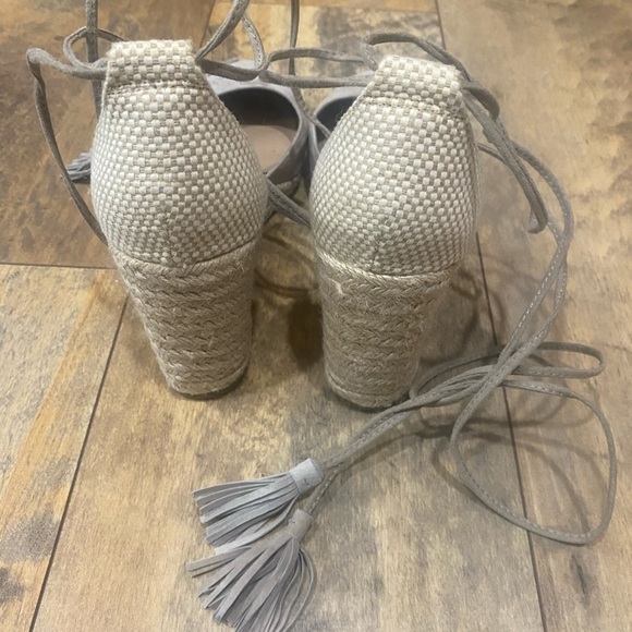 STEVE MADDEN Bestow Lace up wedges, Size 9.5M - Picture 3 of 5